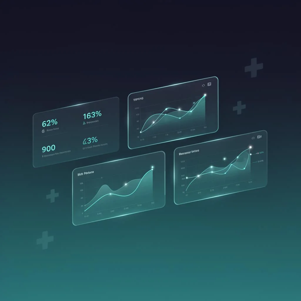 Vitalis CRM healthcare growth dashboard